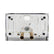 Dominator SP Carburetor 1050 CFM 4500 Mechanical Secondaries Idle Air Bleed Size 57.0 Shiny Gasoline Holley