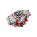 Ultra XP Carburetor 750 CFM 4150 Mechanical Secondaries Shiny with Red Billet Gasoline Holley
