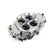 Gen 3 Ultra Dominator Carburetor Black 1050 CFM 4500 Mechanical Secondaries Idle Air Bleed Size 53.0 Shiny Gasoline Holley