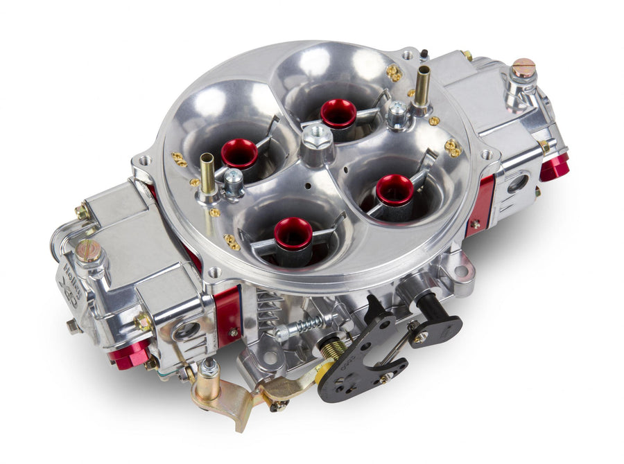 Gen 3 Ultra Dominator Carburetor Red 1050 CFM 4500 Mechanical Secondaries Idle Air Bleed Size 53.0 Shiny Gasoline Holley