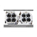 Gen 3 Ultra Dominator Carburetor 1250 CFM 4500 Mechanical Secondaries Hard Core Gray Gasoline Holley