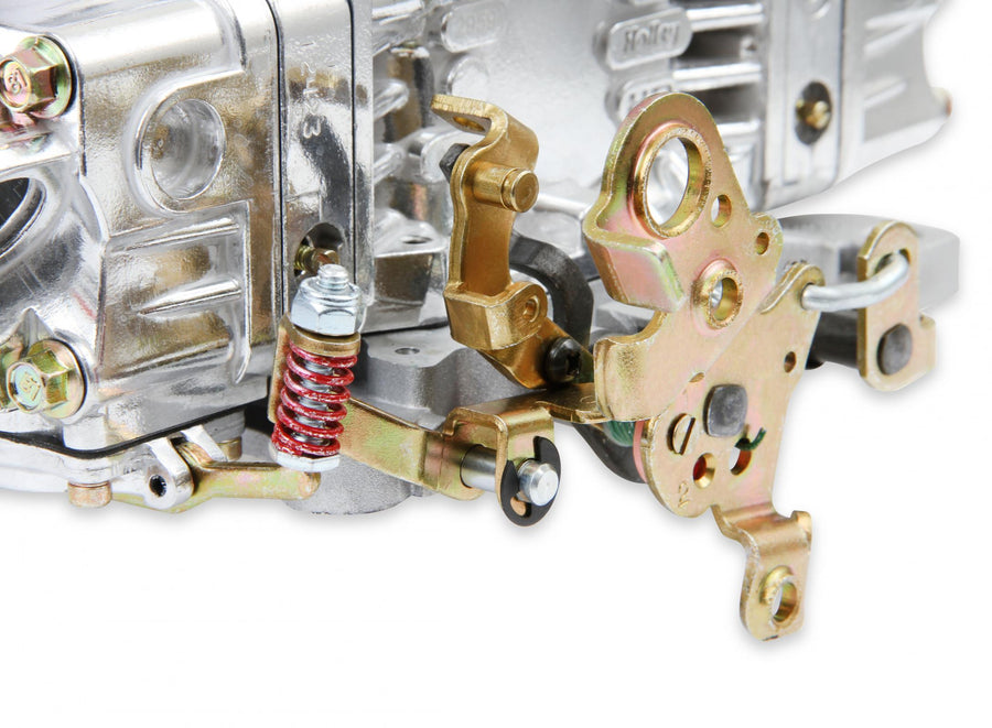 Aluminum Street HP Carburetor 650 CFM 4150 Mechanical Secondaries Shiny Gasoline Holley