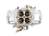 Aluminum Street HP Carburetor 650 CFM 4150 Mechanical Secondaries Shiny Gasoline Holley