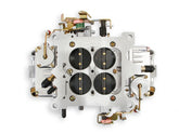 Aluminum Street HP Carburetor 650 CFM 4150 Mechanical Secondaries Shiny Gasoline Holley