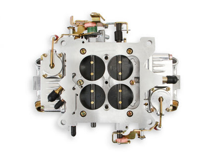 Aluminum Street HP Carburetor 650 CFM 4150 Mechanical Secondaries Shiny Gasoline Holley