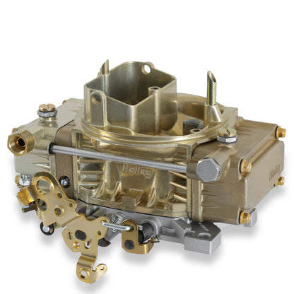 Tunnel Ram Carburetor 450 CFM 4160 Mechanical Secondaries Gold Dichromate Gasoline Holley