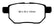 EBC 09-10 Pontiac Vibe 1.8 Yellowstuff Rear Brake Pads