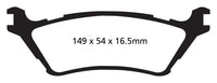 EBC 15+ Ford F150 2.7 Twin Turbo (2WD) Yellowstuff Rear Brake Pads