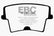 EBC 05-10 Chrysler 300C 5.7 Redstuff Rear Brake Pads
