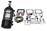 Big Shot Wet Nitrous System For 4150 4-Barrel Carburetor Fits Holley 4150 And Carter Afb (Late) 190-300 Hp Includes Black 10 Lb Bottle NOS