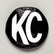 KC HiLiTES 5in. Round Soft Cover (Pair) - Black w/White KC Logo