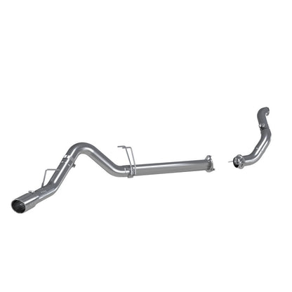 MBRP 11-14 Ford 6.7L F-250/350/450 4in Filter Back Single Side Exit Alum and Down Pipe Exhaust | S6284AL