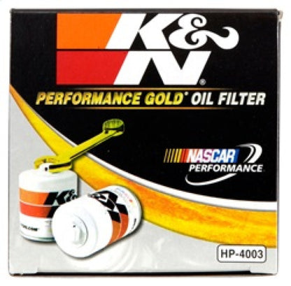 K&N Oil Filter | 1 In - 16UN-2B Thread | HP-4003