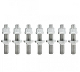 BLOX Racing SUS303 Stainless Steel Exhaust Manifold Stud Kit M8 x 1.25mm 45mm in Length - 9-piece