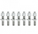 BLOX Racing SUS303 Stainless Steel Exhaust Manifold Stud Kit M8 x 1.25mm 45mm in Length - 9-piece