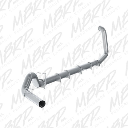 MBRP F-250/350 7.3L all models 5in Turbo Back Single Side Exit No Muffler AL | S62220PLM
