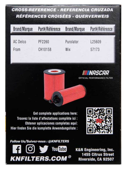 K&N Oil Filter | Cartridge | HP-7023