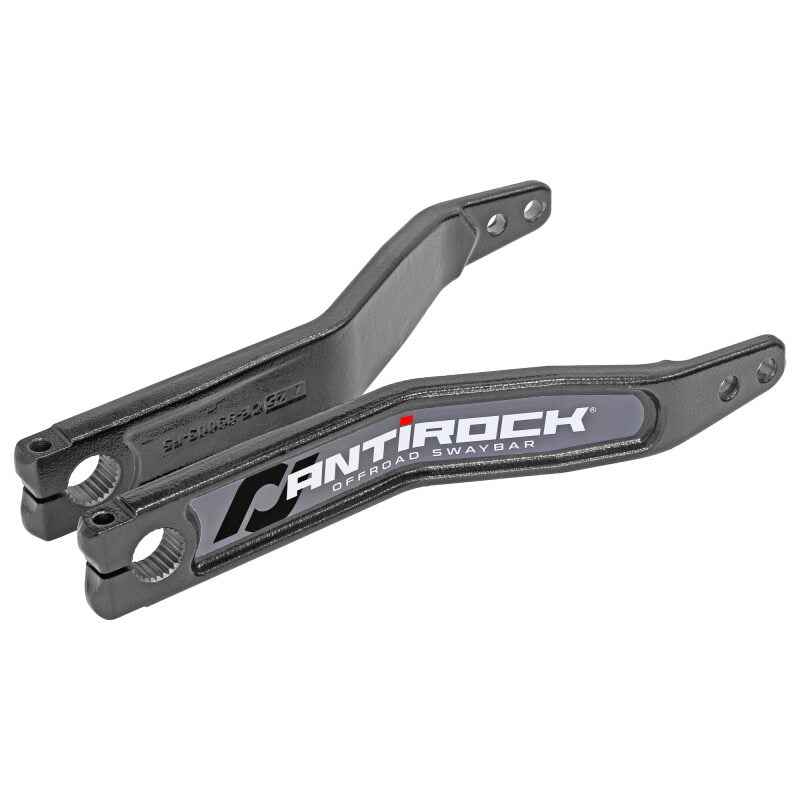 RockJock Antirock Forged 4140 Chromoly Sway Bar Arms 15in Long 2.5in Offset w/ Stickers - Pair