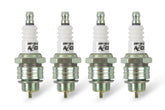 HP Copper Spark Plug Shorty 14MM Thread .375 In Reach Gasket (Flat) Seat 4 Pack ACCEL