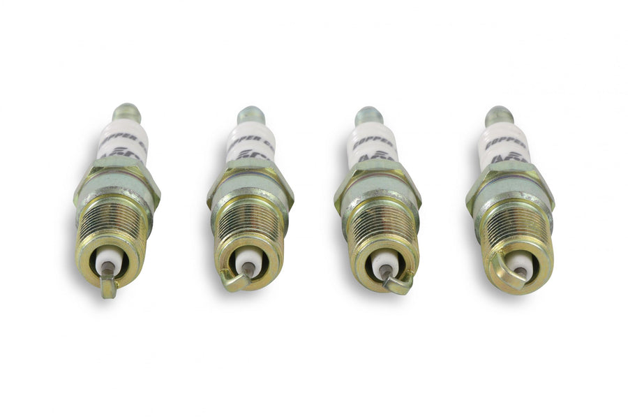 Hp Copper Spark Plug 14MM Thread .708 In Reach Tapered Seat 4 Pack ACCEL
