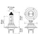Hella Optilux H7 12V/55W XY Xenon Yellow Bulb