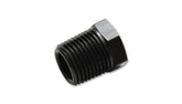 Vibrant Hex Head Pipe Plug | 1/2 in NPT, 6061 Aluminum, Anodized Black | 10883
