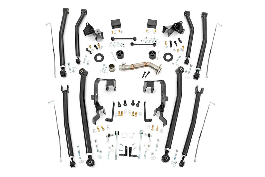 Rough Country Long Arm Upgrade Kit | Jeep Wrangler JK/Wrangler Unlimited  (2007-2018) 78600U
