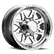 Raceline 888 Renegade 16x8in / 8x165.1 BP / 0mm Offset / 130.81mm Bore - Polished Wheel