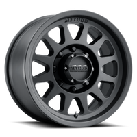 Method MR704 HD 17x9 18mm Offset 8x6.5 130.81mm CB Matte Black Wheel