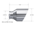 MBRP 15-23 Dodge Charger 5.7L/6.2L/6.4L T304 3in ID / 5in OD Out / 8in Length Angle Cut SS Tip