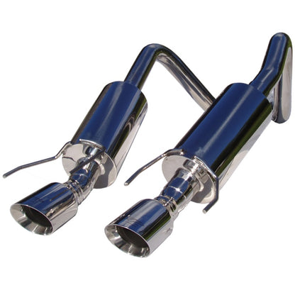 MBRP 2005-2008 Chev Corvette Dual Muffler Axle Back 4 Round Dual Wall Tips | S7000304