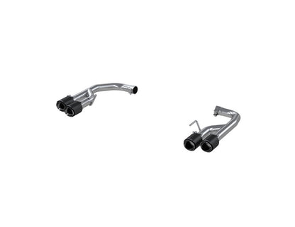 MBRP 2018-2023 Ford Mustang GT 5.0L T304 SS 2.5i Axle-Back, Dual Rear Exit with Quad CF Tips | S72113CF