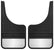 Husky Liners Universal 12in Wide Black Rubber Front Mud Flaps w/ Weight