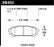 Hawk 03-05 WRX D1004 Performance Ceramic Street Rear Brake Pads