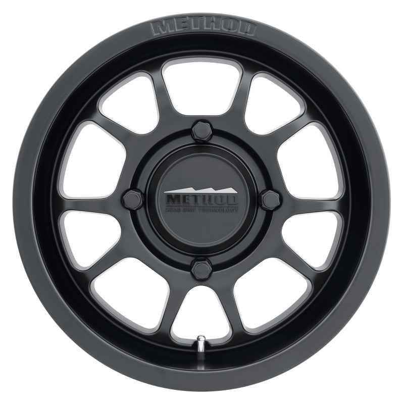 Method MR409 Bead Grip 15x10 / 5+5/0mm Offset / 4x136 / 106.25mm CB Matte Black Wheel
