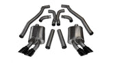 Corsa 2012-2015 Chevrolet Camaro Coupe ZL1 6.2L V8 Black Sport Cat-Back + XO Exhaust