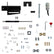 ARB W/Carrier Rear Step Towbar Lhs Blk 80 Series