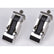 Rugged Ridge 97-06 Jeep Wrangler TJ Stainless Steel Hood Catch Set