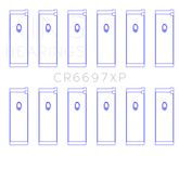 King Engine Bearings Nissan RB25/RB26 Performance Rod Bearing Set - Size +0.25mm