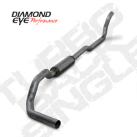 Diamond Eye KIT 4in Turbo Back MRP SGL SS DDG2X4 89-93 Dodge 5.9L Cummins 2500/3500