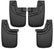 Husky Liners 05-15 Toyota Tacoma w/ OEM Fender Flares Front and Rear Mud Guards - Black