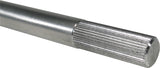 Borgeson Steering Shaft; 3/4-36 Splined; Aluminum; 10in. Long; 2in. Spline Length 439210