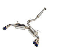 REMARK Sports Touring Cat-Back Exhaust, Toyota GR86 / Subaru BRZ 2022+, Burnt Stainless Tip