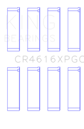 King Engine Bearings Subaru FA20/Toyota 4U-GSE Tri-Metal Connecting Rod Bearing Set - Size +.25mm