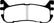 EBC 97-02 Ford Escort 2.0 Redstuff Rear Brake Pads