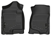 Husky Liners 07-14 Cadillac Escalade ESV/EXT Weatherbeater Black Front Floor Liners