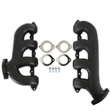Hooker BlackHeart LT Swap Exhaust Manifolds - Rear Dump SBC Exit - Black BHS5198