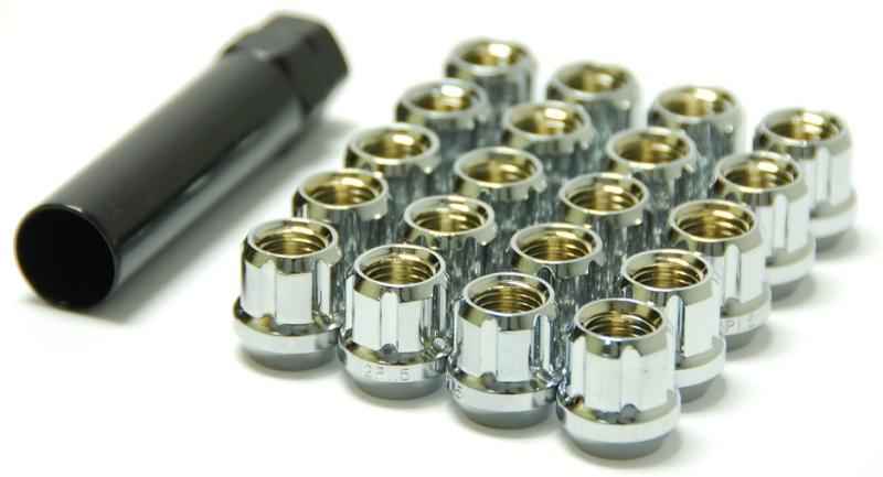 Wheel Mate Muteki Open End Lug Nuts - Chrome 12x1.50