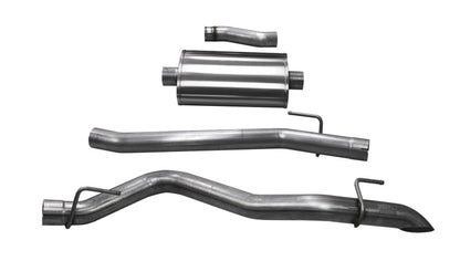Corsa 2020-2025 Jeep Gladiator JT 3.0in Cat-Back Single Side Exit w/ Turn Down Tip