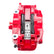 Alcon 2007+ Jeep JK-JL 330x22mm Rotors 4-Piston Calipers Rear Brake Kit (Includes Brake Lines) - Red
